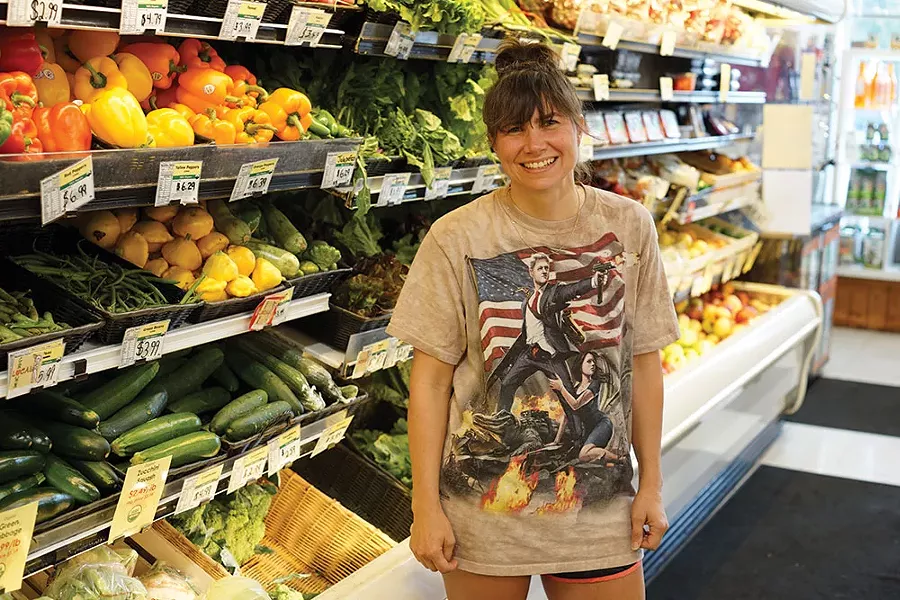 Jaime Keeling at Sunflower Natural Foods Market in Woodstock - JOHN GARAY