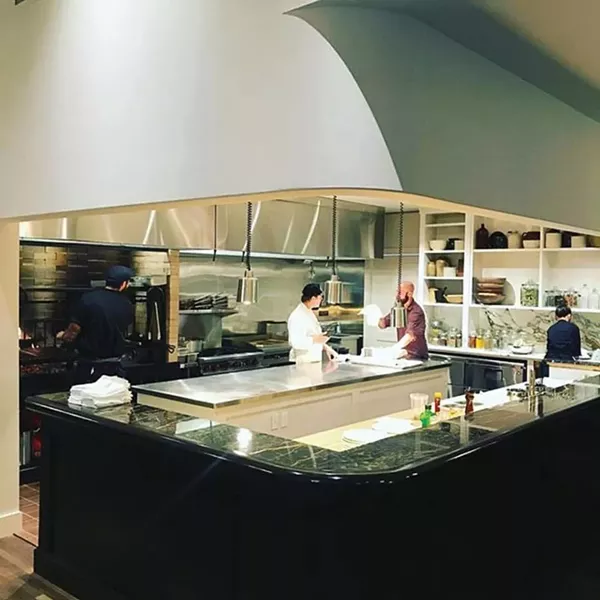 The kitchen at Silvia, fomerly the Joyous Lake, in Woodstock.