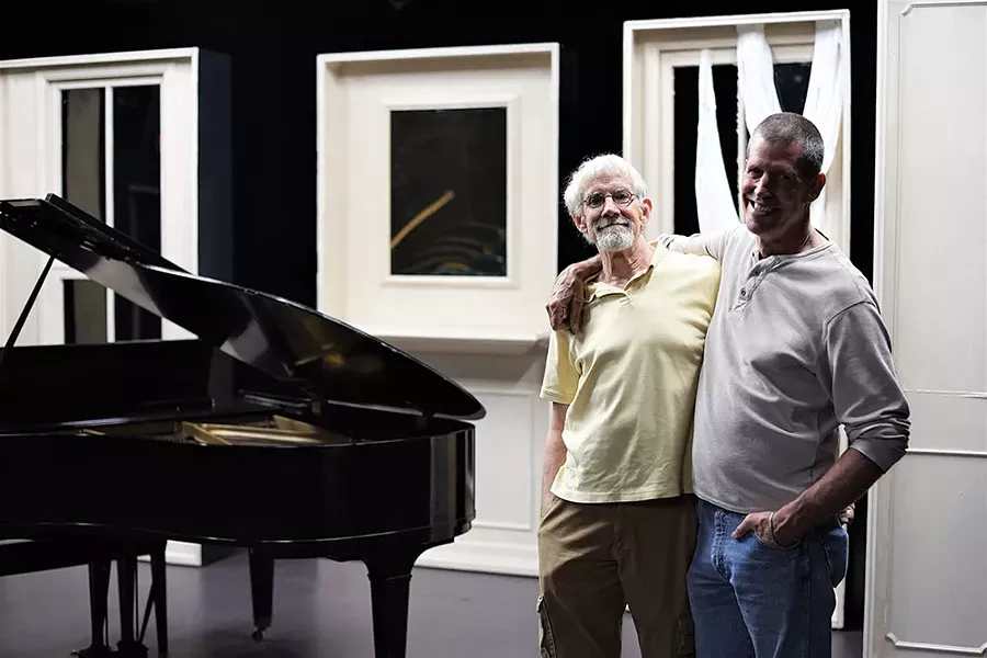 John Sowle and Steven Patterson at Bridge Street Theater in Catskill. - JOHN GARAY
