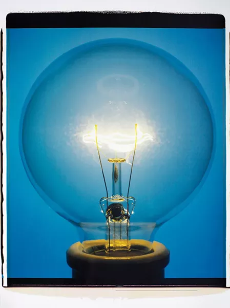 Light Bulb 008BYo, 20-inch-by-24-inch polaroid| 2007 - AMANDA MEANS