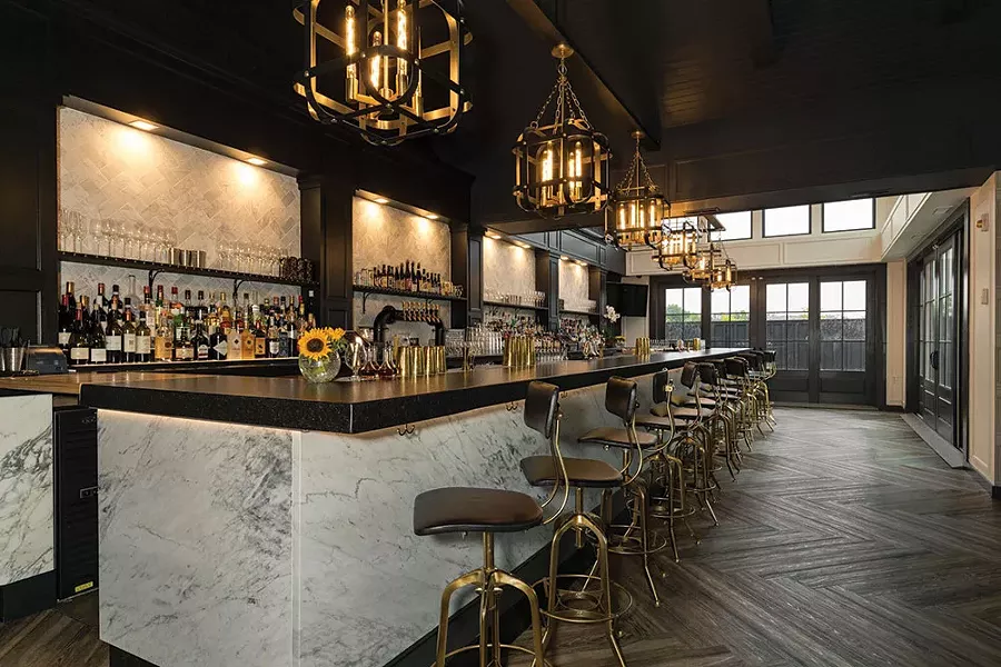 The bar at Heritage Food & Drink.