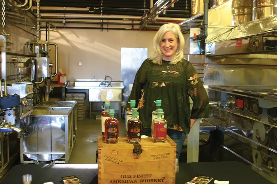 Susan Johnson of Denning’s Point Distillery. - BRIAN BERUSCH