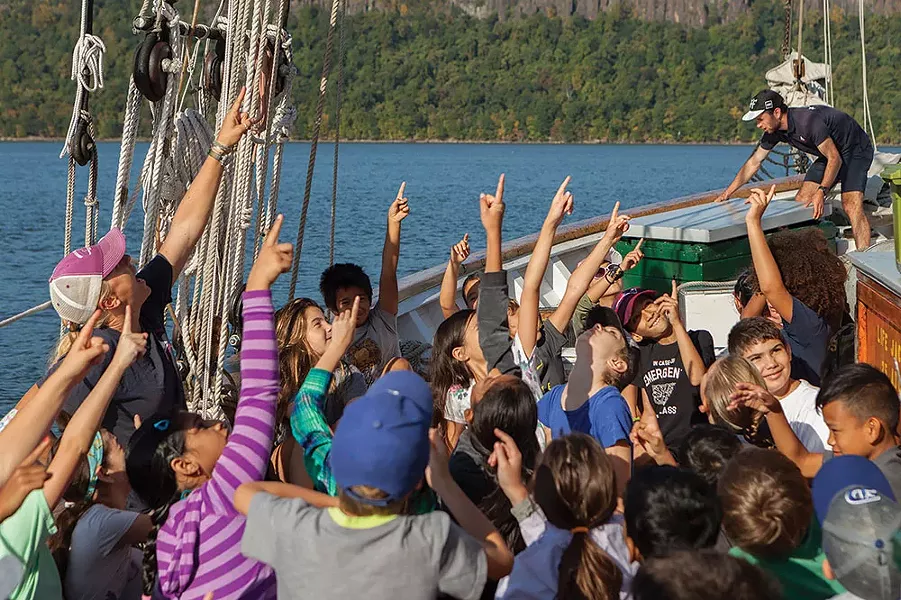 Aboard Sloop Clearwater. - ALON KOPPEL PHOTOGRAPHY