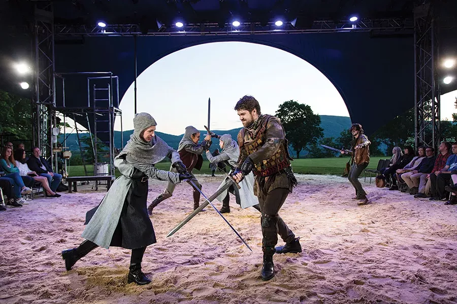 The cast of Hudson Valley Shakespeare Festival’s production of "The Heart Of Robin Hood."