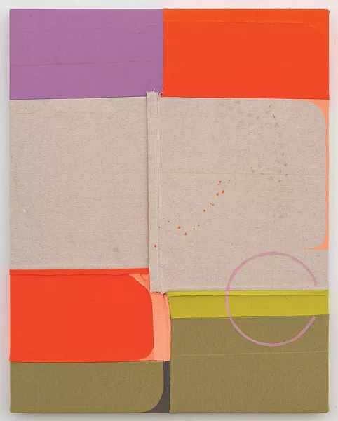Mister Sister | paolo arao | acrylic, colored pencil, sewn cotton and canvas | 2018
