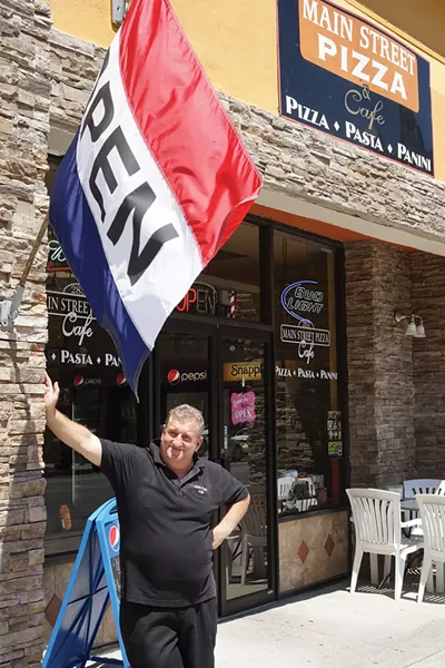 Domenick Diecidue, owner, Main Street Pizza and Cafe. - JOHN GARAY