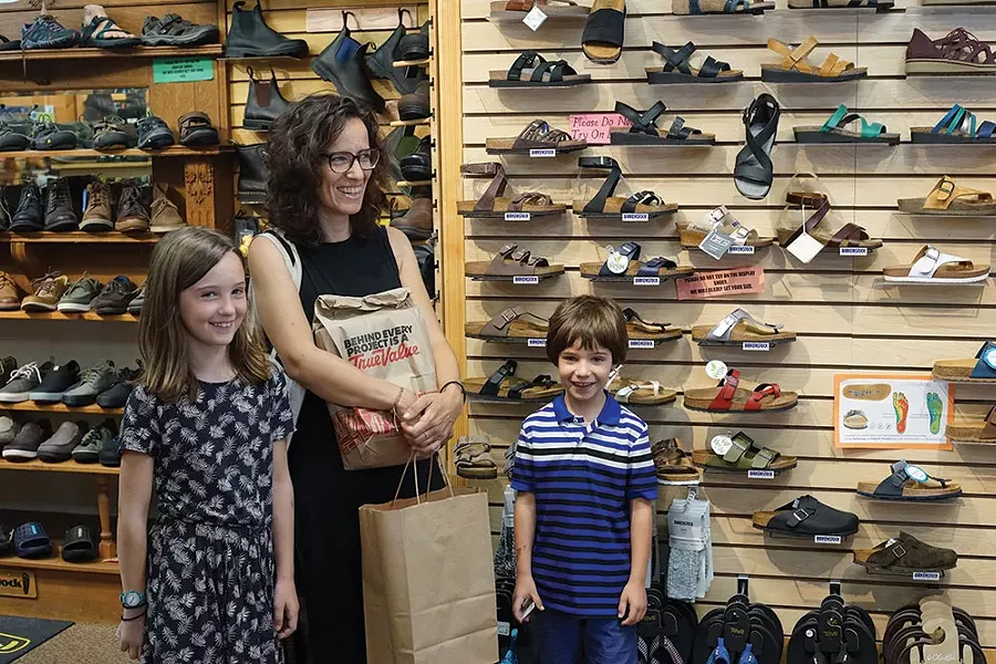 Hannah, Marianne, and Emile at Pegasus in Woodstock. - JOHN GARAY