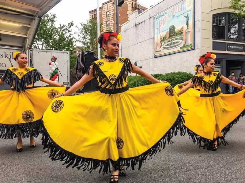 A Cinco de Mayo celebration in downtown Peekskill. - ROBERT OLSSON