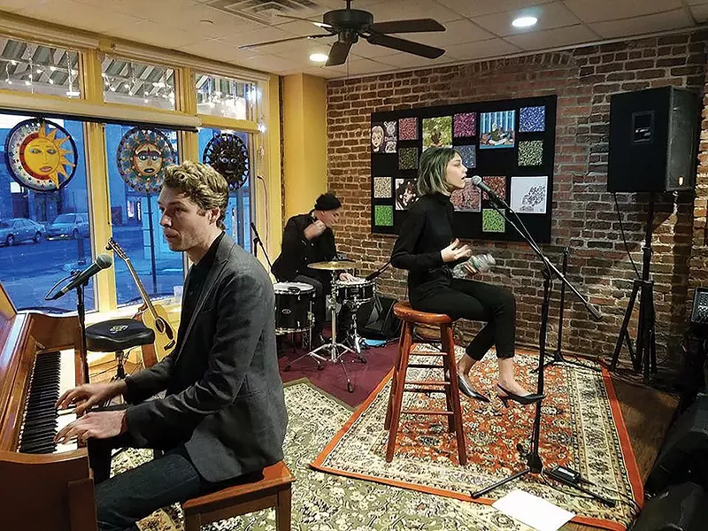 Grace Vanderwaal, who started playing at the BeanRunner Cafe when she was 11, performs a special concert for fans that came in from all over the world. - ANDY PHILLIPS