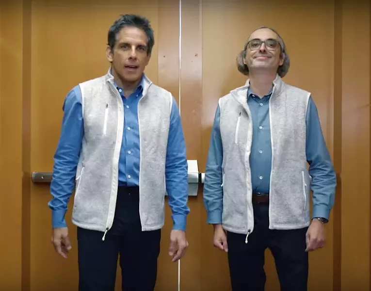 Ben Stiller and Gary Shytengart in the trailer for "Lake Success."