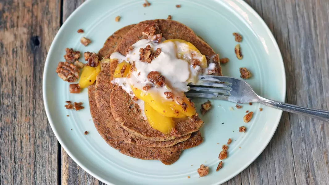 Pumpkin pancakes
