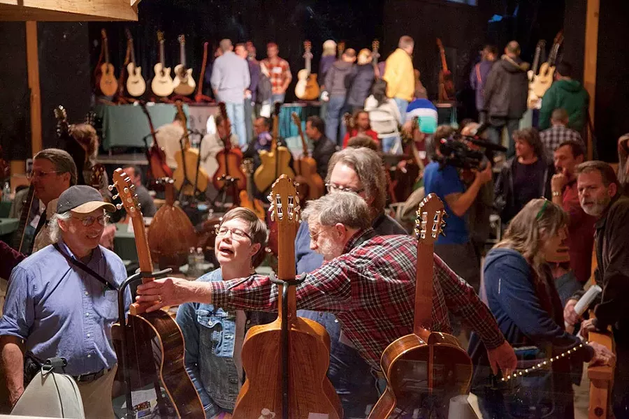 2015 Woodstock Invitational Luthiers Showcase at the Bearsville Theater. - MARK HELLER