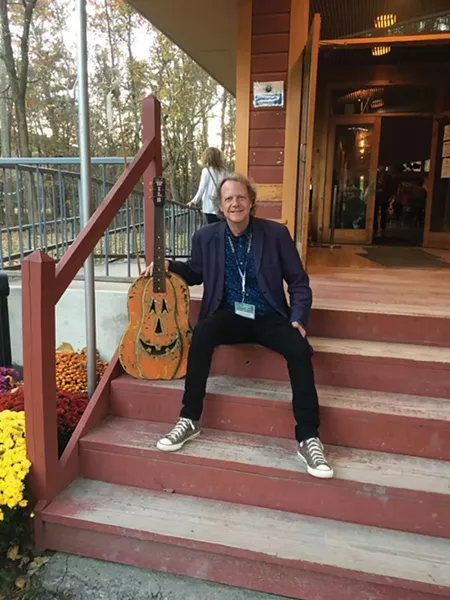 Baker Rorick, founder of the Woodstock Invitational Luthiers Showcase; - MARK HELLER