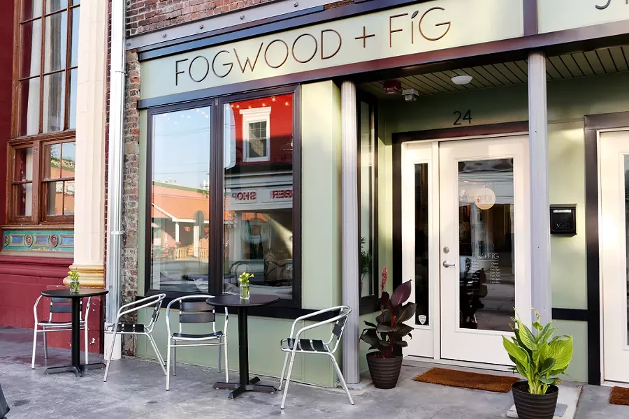 Fogwood & Fig's cute location on Main Street in Port Jervis