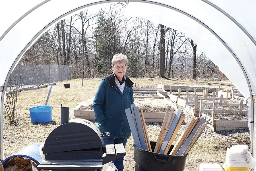 Virginia Kasinski, director of Newburgh Urban Farm and Food Initiative - PHOTO: JOHN GARAY
