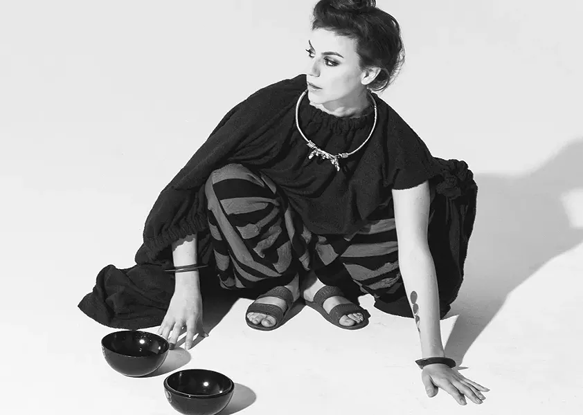 Deradoorian plays the 24-Hour Drone festival at Basilica Hudson, April 27-28. - PHOTO: BENNET PEREZ