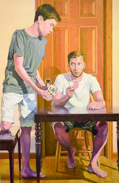 Gerard Wickham, The Card Trick, 2018.
