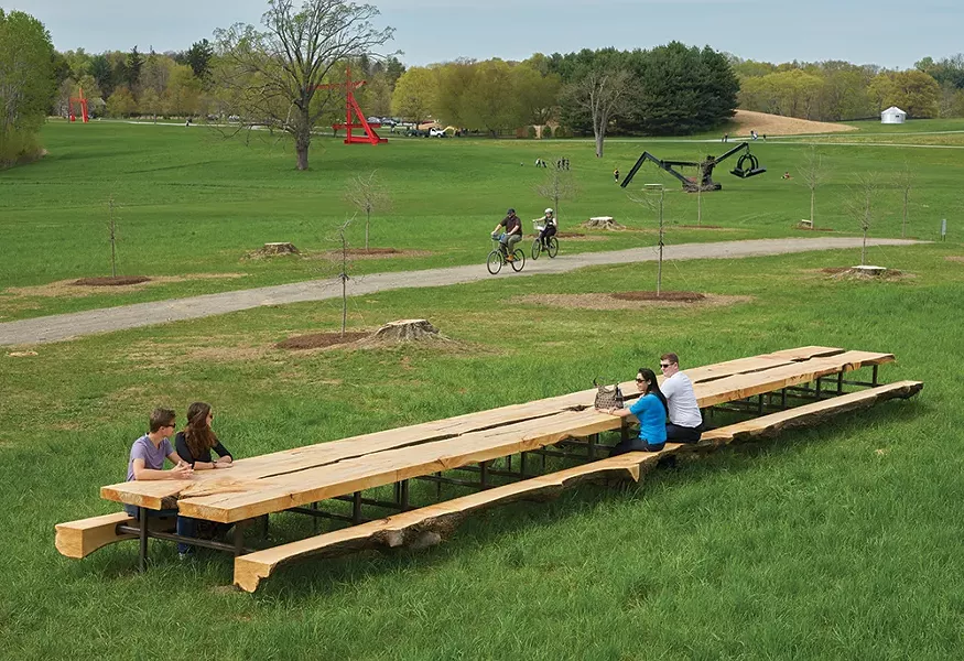 A view of Jean Shin’s Outlooks installation at Storm King Art Center. - PHOTO: JERRY L. THOMPSON