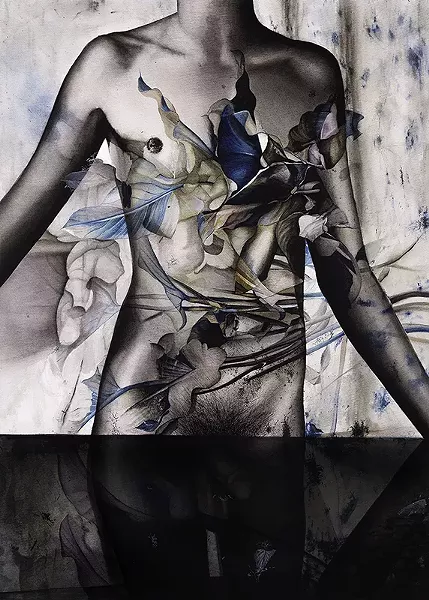 Juan Garcia-Nunez, Dionisio I, 2019 watercolor on Arches paper, 28 x 20 inches - IMAGE COURTESY OF THE ARTIST.