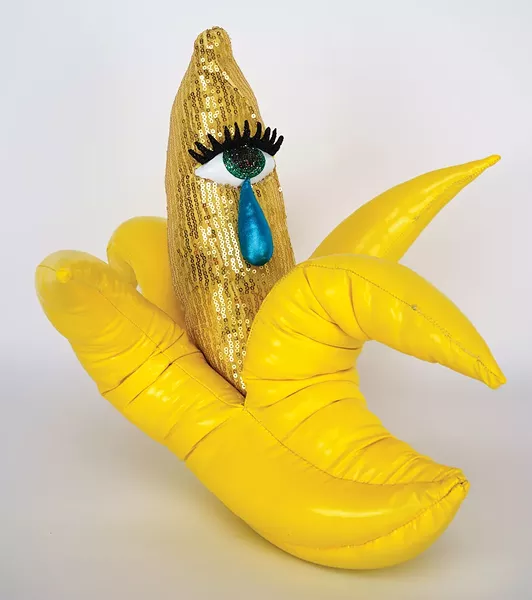 Weeping Banana, a mixed-media sculpture by Hein Koh from 2018, will be on display in “Home / Work,” the inaugural exhibition at JDJ | The Ice House, a new gallery in Garrison.