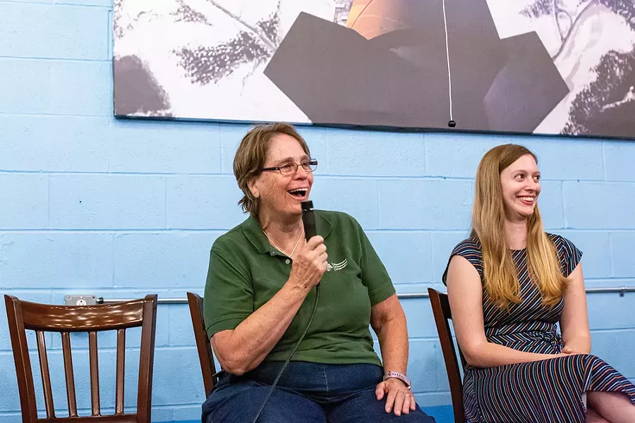 Panelist Frances F. Dunwell, coordinator of the New York State Department of Environmental Conservation’s Hudson River Estuary program - PHOTO: ANNA SIROTA