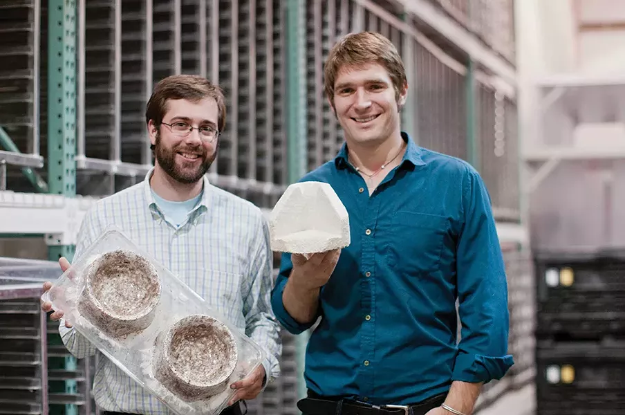 Gavin McIntyre, Business Development Director, and Eben Bayer, CEO.