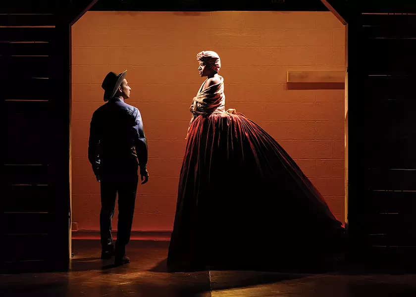 Playwrights Scott Shephard and Jennifer Kidwell co-star in the explosive comedy "Underground Railroad Game."