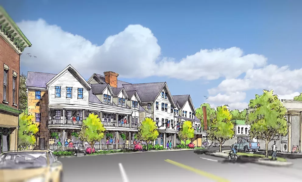 Adirondack 4-star hotel, Tupper Lake New York, designed by AJA Architecture and Planning - AJA ARCHITECTURE AND PLANNING