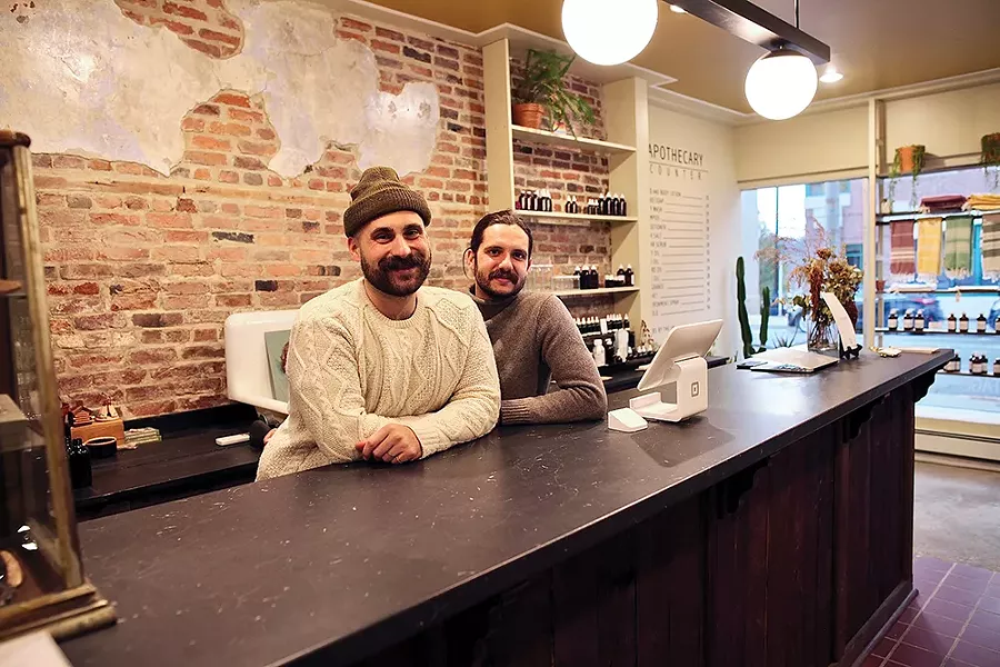 Ben LeBel and Blake Kendal Hays, co-owners - of Village Common. - PHOTO: NIVA DORELL