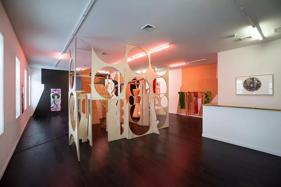 "UNEARTH," Laleh Khorramian's 2019 solo show at September Gallery in Hudson.