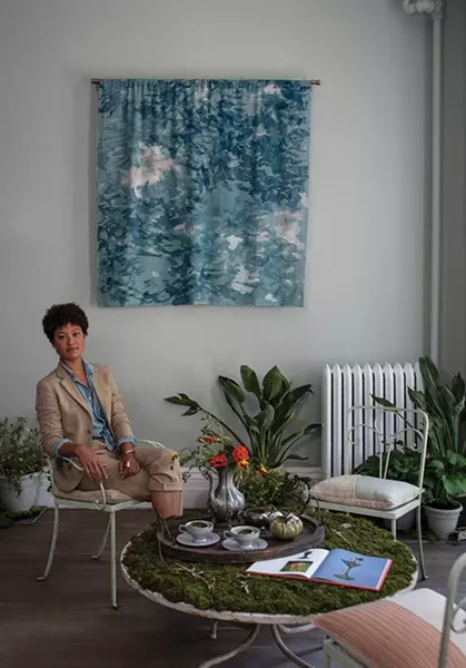 Jennifer Salvemini in the space she curated for the 2019 Kingston Design Showhouse. - PHOTO: DEBORAH DEGRAFFENREID