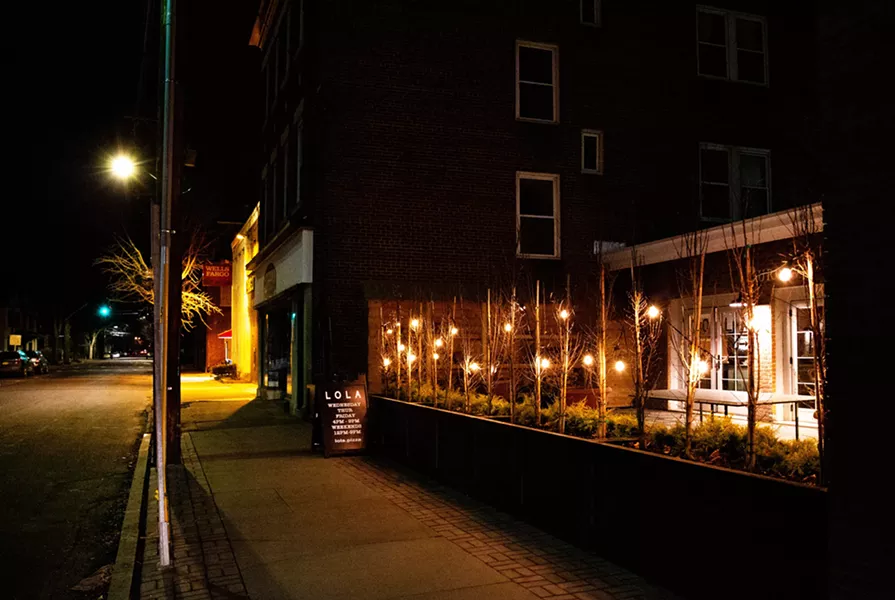 The patio at Lola can seat 30. In the warmer months, it'll prolly be a tough seat to get. - LINDSAY TALLEY