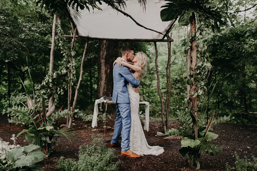 Foxfire Mountain House Wedding.
