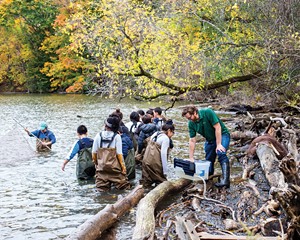 Using the Hudson River as a natural lab for learning, Clarkson’s Beacon Institute connects local students to STEM activities.