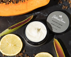 Soothing, hydrating botanicals, including a base of organic aloe vera, in Gentleman Farmer's Shaving Cream leave skin soft and without irritation or nicks.