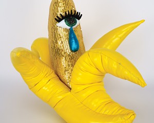 Weeping Banana, a mixed-media sculpture by Hein Koh from 2018, will be on display in “Home / Work,” the inaugural exhibition at JDJ | The Ice House, a new gallery in Garrison.