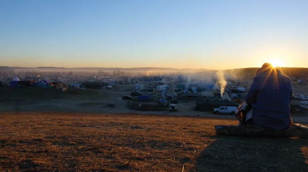 A still from Dislocation Blues, a video by Sky Hopinka