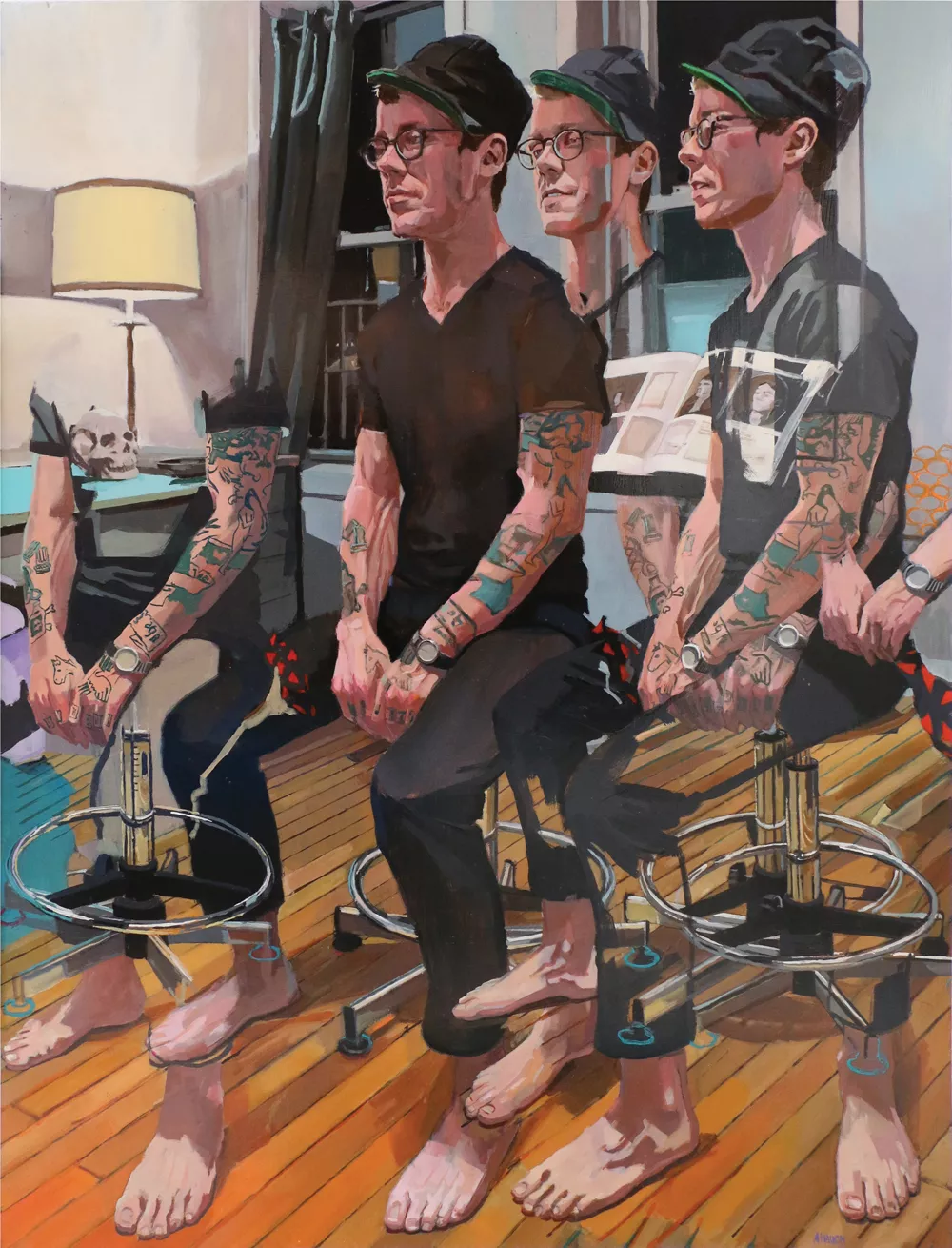 Marshall Portrait, oil on panel, 36" x 48", 2019