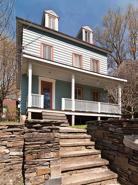 Front view of the home in the Rondout section of Kingston - DEBORAH DEGRAFFENREID