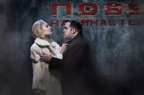 Melissa Citro and Clay Hilley perform in "Dimitrij" this summer. - TODD NORWOOD