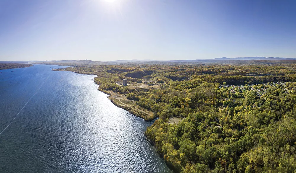 In January, Kingston Mayor Steve Noble announced that the land purchased by Scenic - Hudson will likely become a state park via Gov. Cuomo's $3 billion Restore Mother Nature Bond Act, which requires voter approval in November. - PHOTO: PIERCE JOHNSTON