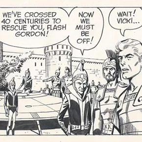 In the Funny Papers: Newspaper Comic Strip Art in Ellenville