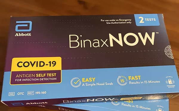 An at-home COVID test