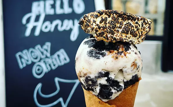 Hello Honey makes their cones and marshmallows in house.