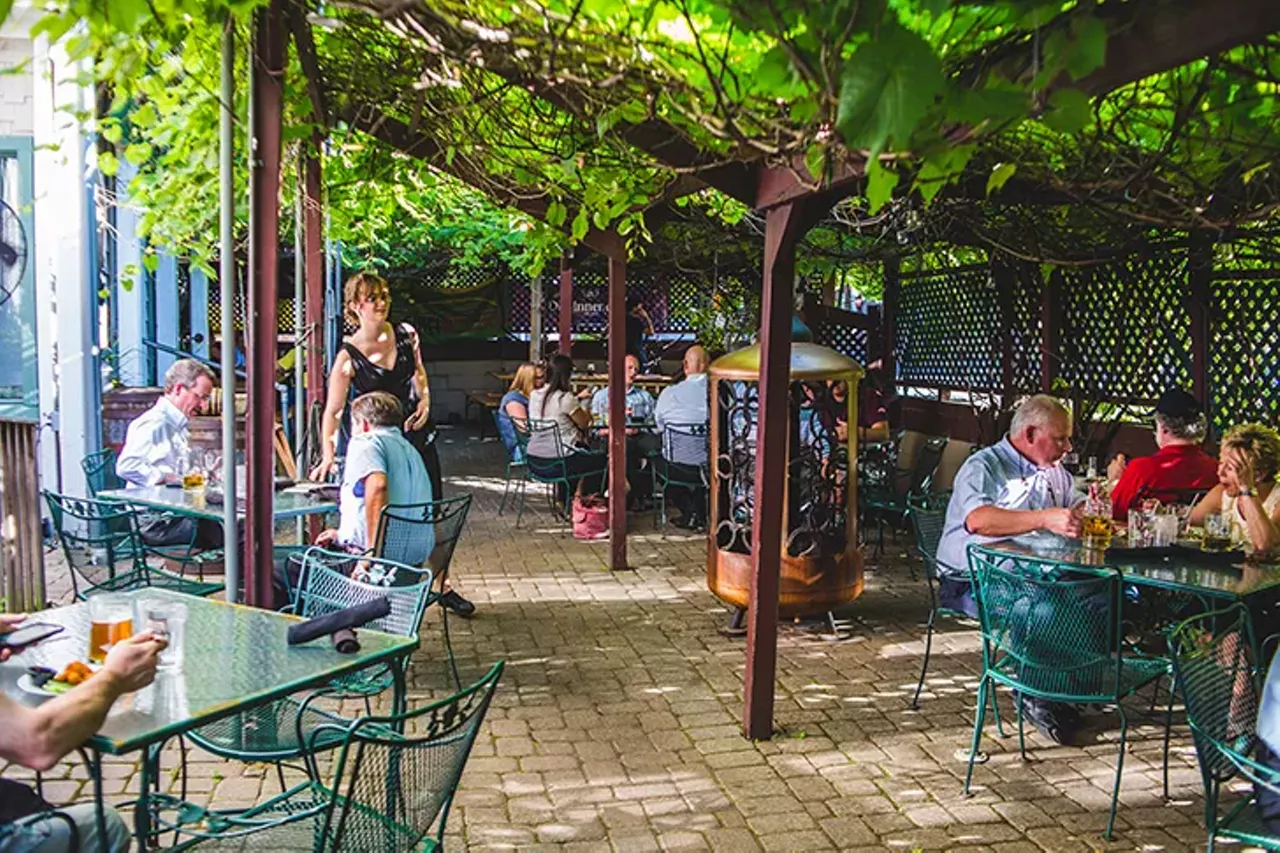 Mecklenburg Gardens
302 E. University Ave., Corryville
For a taste of Zinzinnatis German heritage, Mecklenburg Gardens showcases some of the best German cuisine the city has to offer. Their specialty is wienerschnitzel, a tender, pan-fried veal cutlet topped with lemon; its served with mashed potatoes and cabbage. They have about a dozen beers on tap, most of which are German, along with some local microbrews. Nationally ranked as one of the best biergartens in the country, its also one of Cincinnatis oldest restaurants, having been open since 1865. 
Photo: Hailey Bollinger