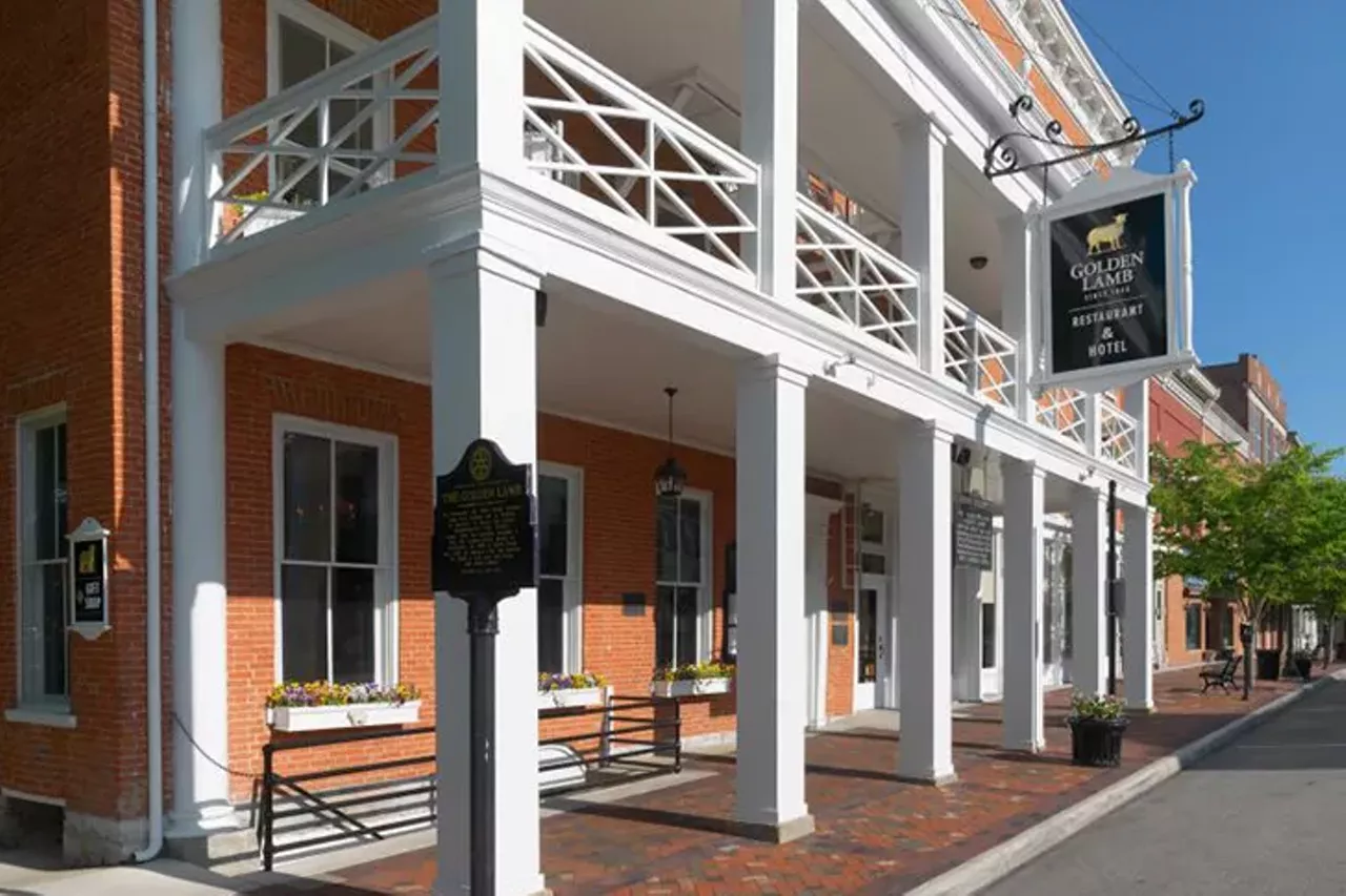 The Golden Lamb
27 S. Broadway St., Lebanon
Jonas Seaman came to Ohio from New Jersey in 1803. In a time when many couldnt read, the business was marked by a symbol, not a name: a golden lamb. Present-day, the spot has served 12 presidents and an array of other famous figures. Their menu serves up items like 
braised lamb shank, chicken sliders and seared salmon. The Golden Lamb also is known for their Sunday brunch, served from 10 a.m. to 3 p.m.
Photo via Facebook.com/TheGoldenLamb