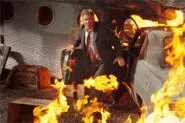 A beleaguered Harrison Ford, looking for the way out.