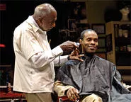 Adolphus Ward's Howard cuts some happy hair.