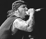 Agnostic Front's Roger Miret, gettin' ugly at the House - of Blues, January 15. - WALTER NOVAK
