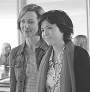 Allison Janney plays mom to Mandy Moore's - saccharine teen.